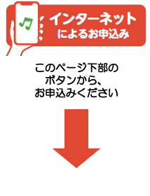 インターネットでのお申込み